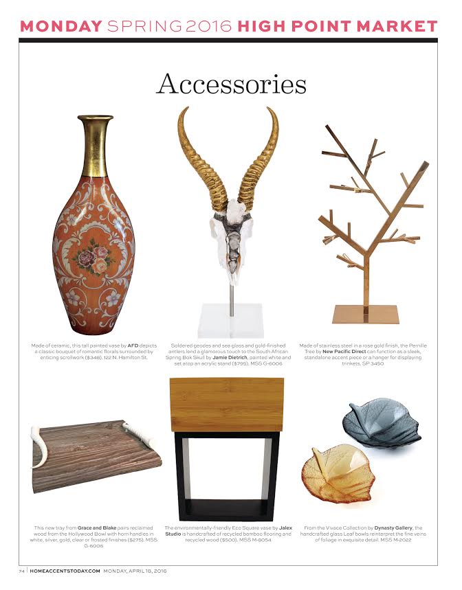 Home Accents Today - High Point Dailies - April 18, 2016